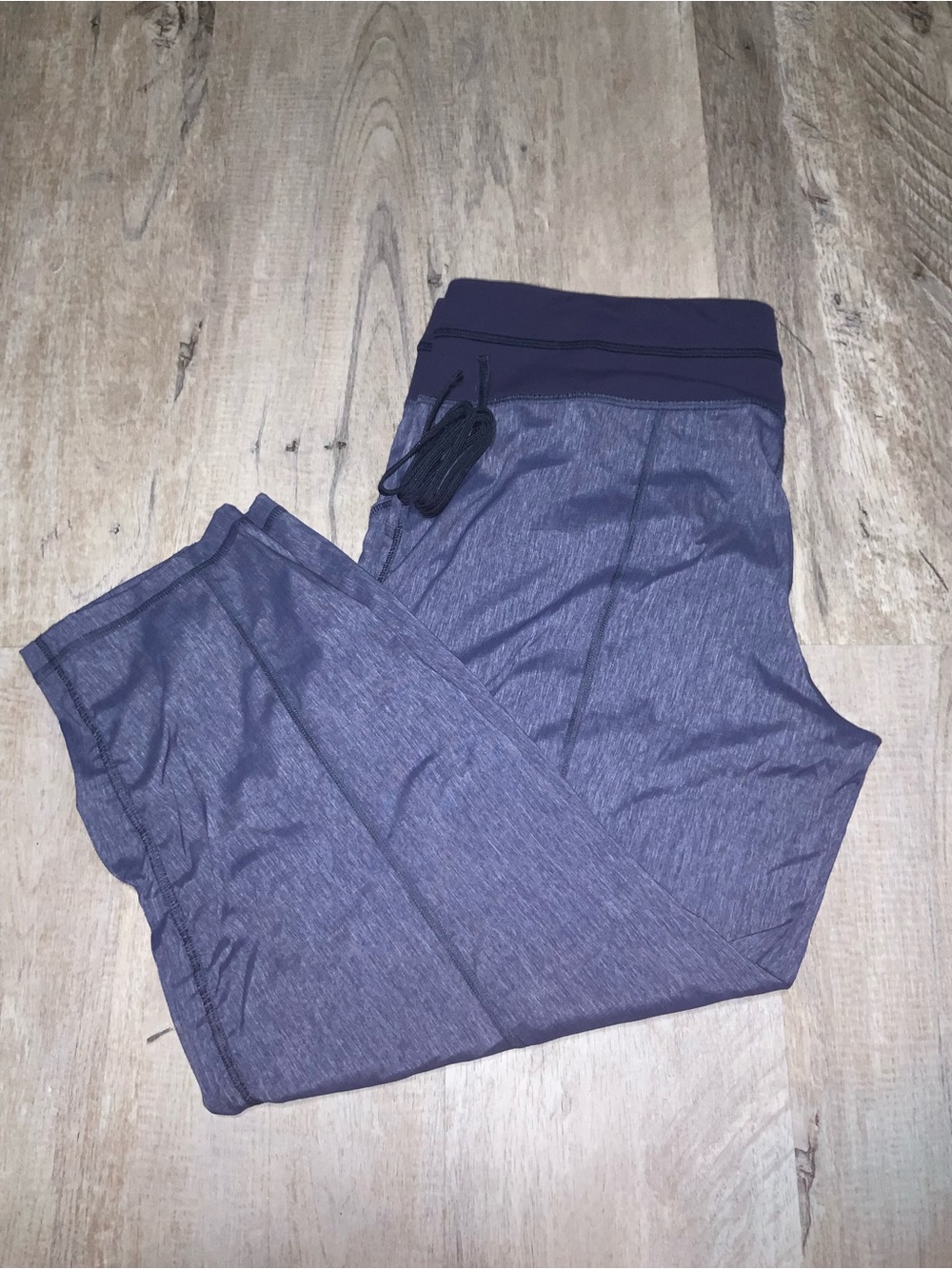 (Bin 28) Lucy, Navy Blue Athletic Drawstring Joggers, Size XL